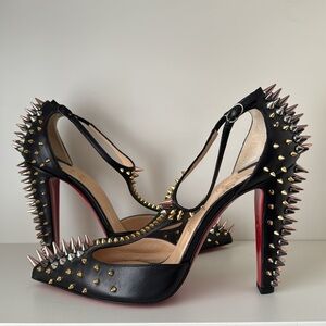 Christian Louboutin spiked heels heels 38 1/2